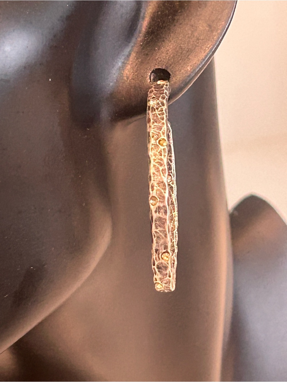 Tat2 Designs Hammered Earrings